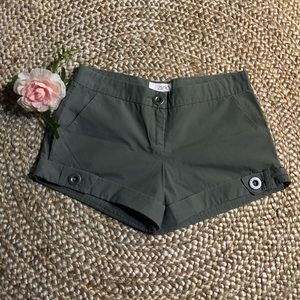 Army Green shorts size 0 XS olive military